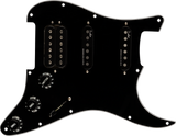 Fender USA Pre-Wired Strat Pickguard Shawbucker/Gen 4 noiseless HSS Black | SportHiTech