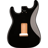 Fender Deluxe Series Stratocaster HSH Alder Body 2 Point Bridge Mount, Black | SportHiTech