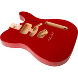 Fender Deluxe Series Telecaster SSH Alder Body Modern Bridge Mount, Candy Apple Red | SportHiTech