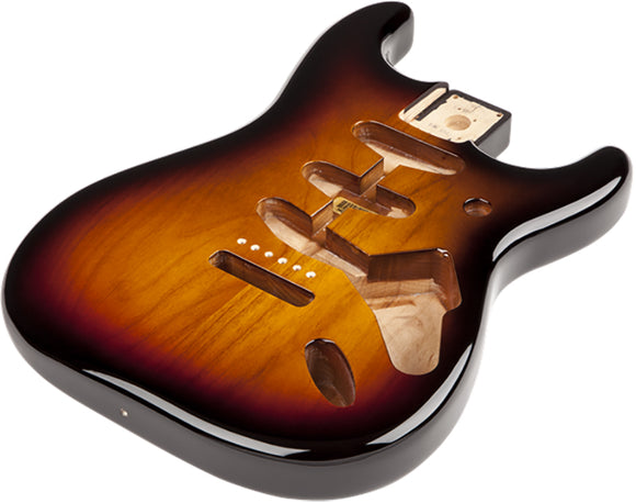 Fender Classic 60s Strat SSS Alder Body, Sunburst, Vintage bridge mount | SportHiTech