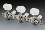 Genuine Schaller Germany Classical Guitar Hauser Tuners 3x3 Nickel with Pearloid Buttons