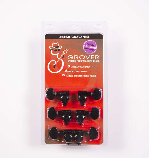 Genuine Grover Original Locking Rotomatic 18:1 3x3 Black Chrome