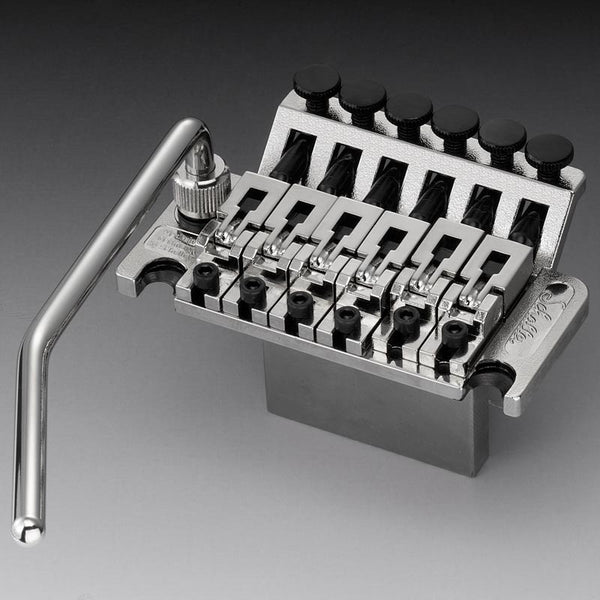 Genuine Schaller Germany Floyd Rose Tremolo Bridge, 42mm Block R2 Nut,  Nickel