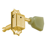 Genuine Grover Deluxe SD90 3+3 Gold, Keystone Buttons, Safety Post 133GK