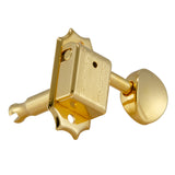 Genuine Grover Deluxe SD90 3+3 Gold, Metal Buttons, Safety Post 133G