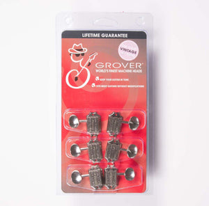 Grover 136N Vintage Deluxe SD91 3+3 Guitar Tuners, Nickel