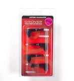 Grover 144BC Mini Bass Guitar tuners 2x2 set - Black Chrome