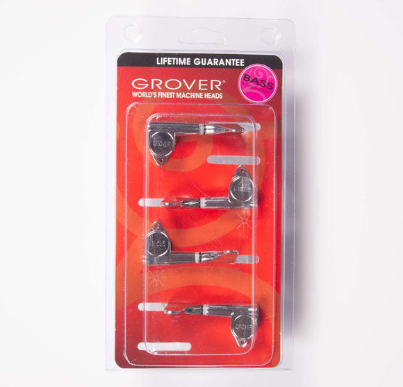 Grover 144C Mini Bass Tuners 2x2 Chrome