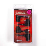 Grover 145BC Titan Bass Guitar Tuners, 2x2 Set - Black Chrome