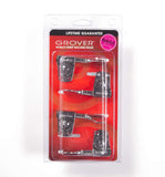 Grover 145C4 Titan Bass Guitar Tuners, 4 Inline Set - Chrome