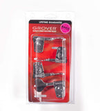 Grover 145C Titan Bass Guitar Tuners, 2x2 Set - Chrome