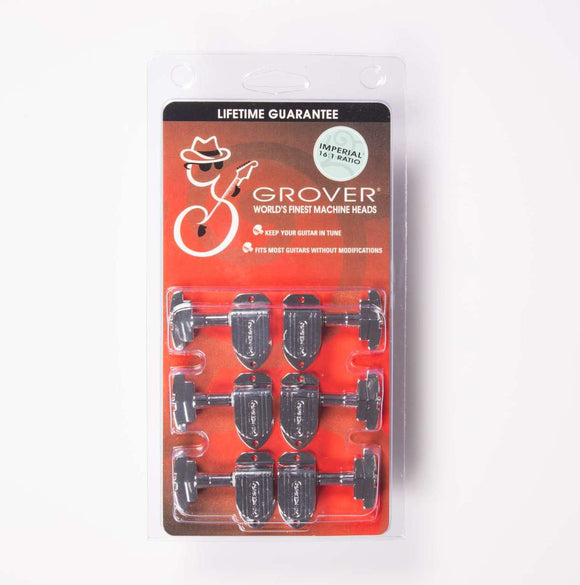 Grover 150C Imperial 3x3 Guitar Tuners Chrome