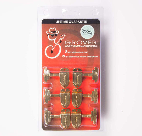 Grover 150G Imperial 3x3 Guitar Tuners Gold