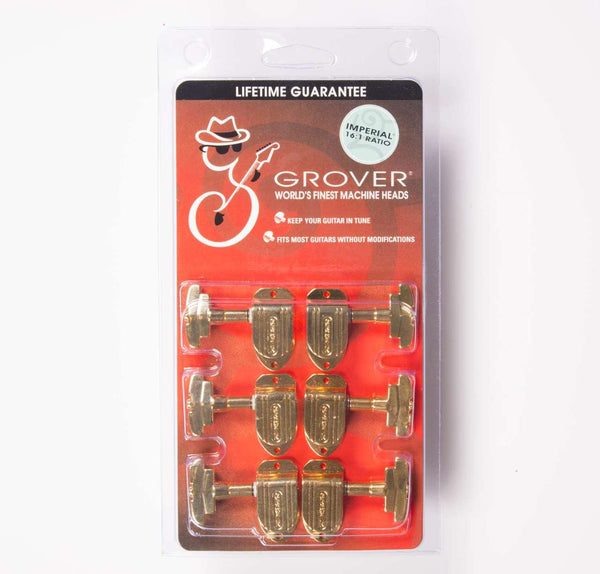 Grover　ドイツ製　本物　３：３ Grover 150G Imperial 3x3 Guitar Tuners Gold – SportHiTech