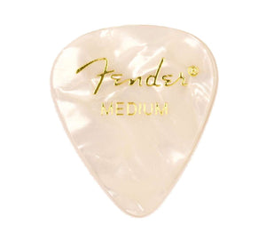 Fender 351 Premium Picks, 12 pack, White Moto Medium 198-0351-805 | SportHiTech