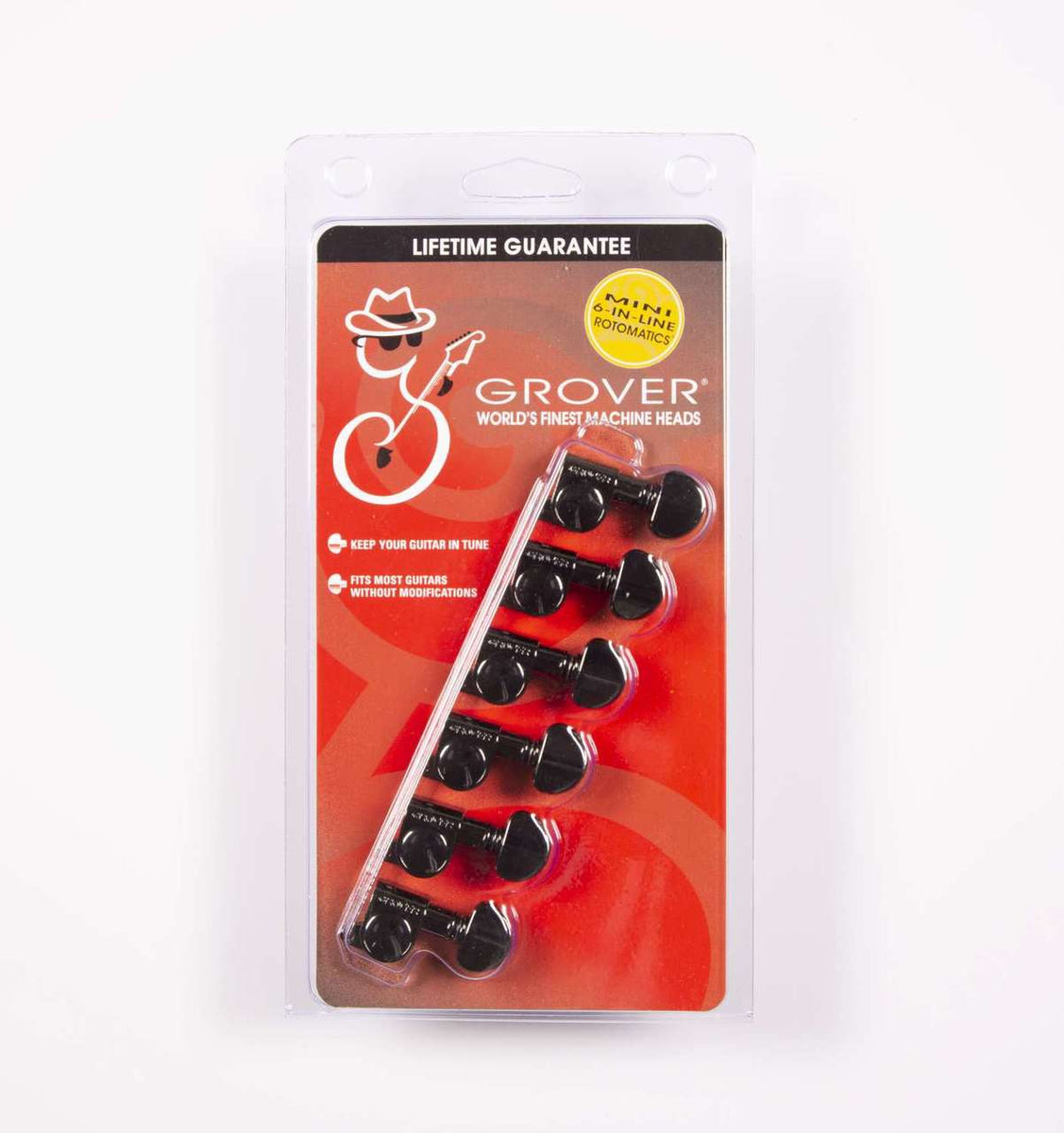 Grover Tech Genuine Grover Mini Rotomatic 6 Inline Black Nickel – SportHiTech