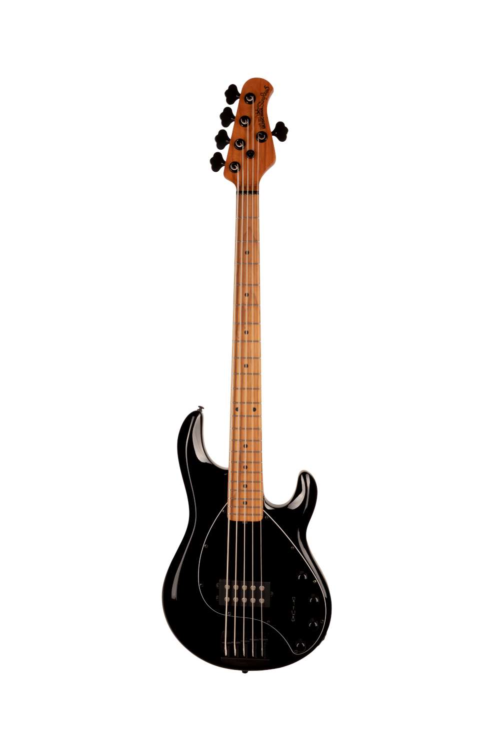 Music Man USA Stingray Special 5 String Bass Black Roasted Maple