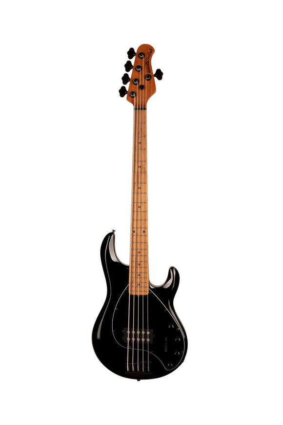 Music Man USA Stingray Special 5 String Bass Black Roasted Maple/Maple