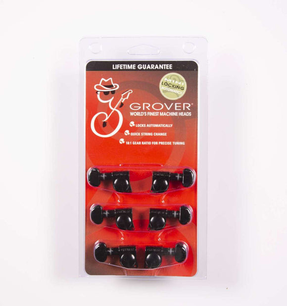 Genuine Grover Mini Locking Rotomatic Black 18:1 3+3 set