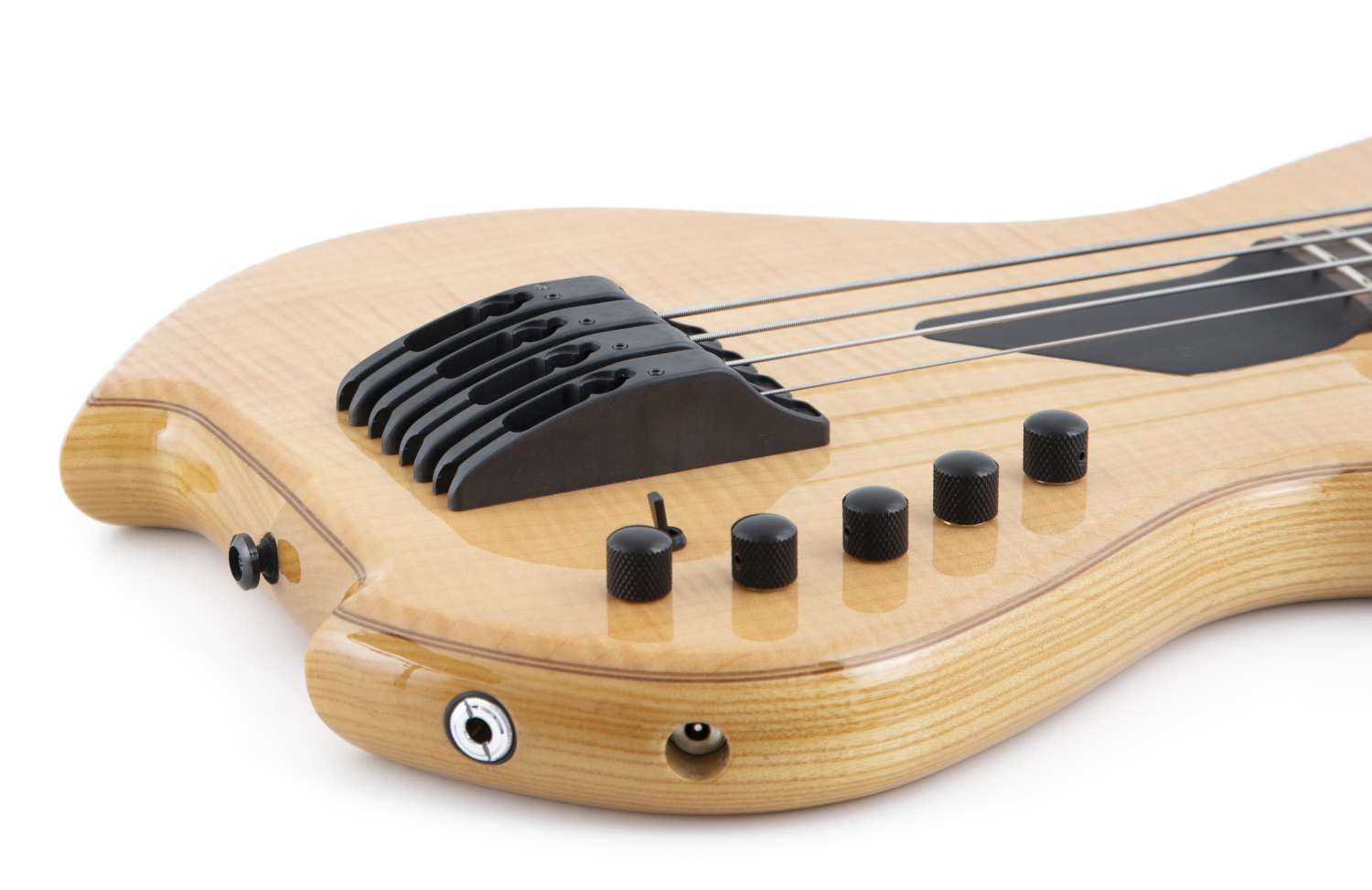 Lightwave Saber 4 String Bass, Optical, Trans Natural Flame top SVL4F- –  SportHiTech