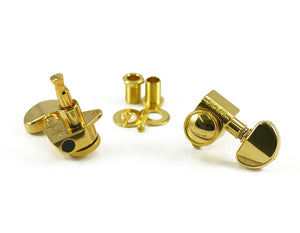 Grover 502G Roto-Grip Locking Rotomatic 3x3 tuners, Gold