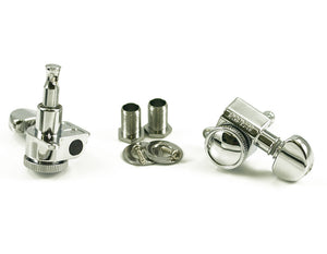 Genuine Grover 505C Mini Roto-Grip Locking Rotomatic 3x3 tuners, Chrome