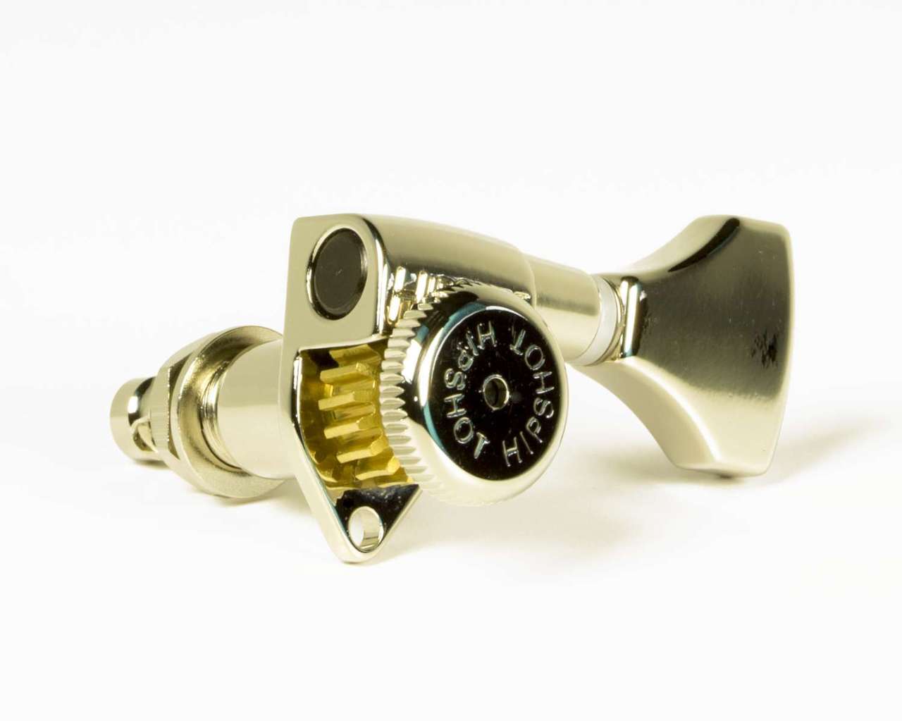 Hipshot Grip-Lock Open 18:1 6 inline Nickel locking Staggered tuners 6K1GL0N-Stag