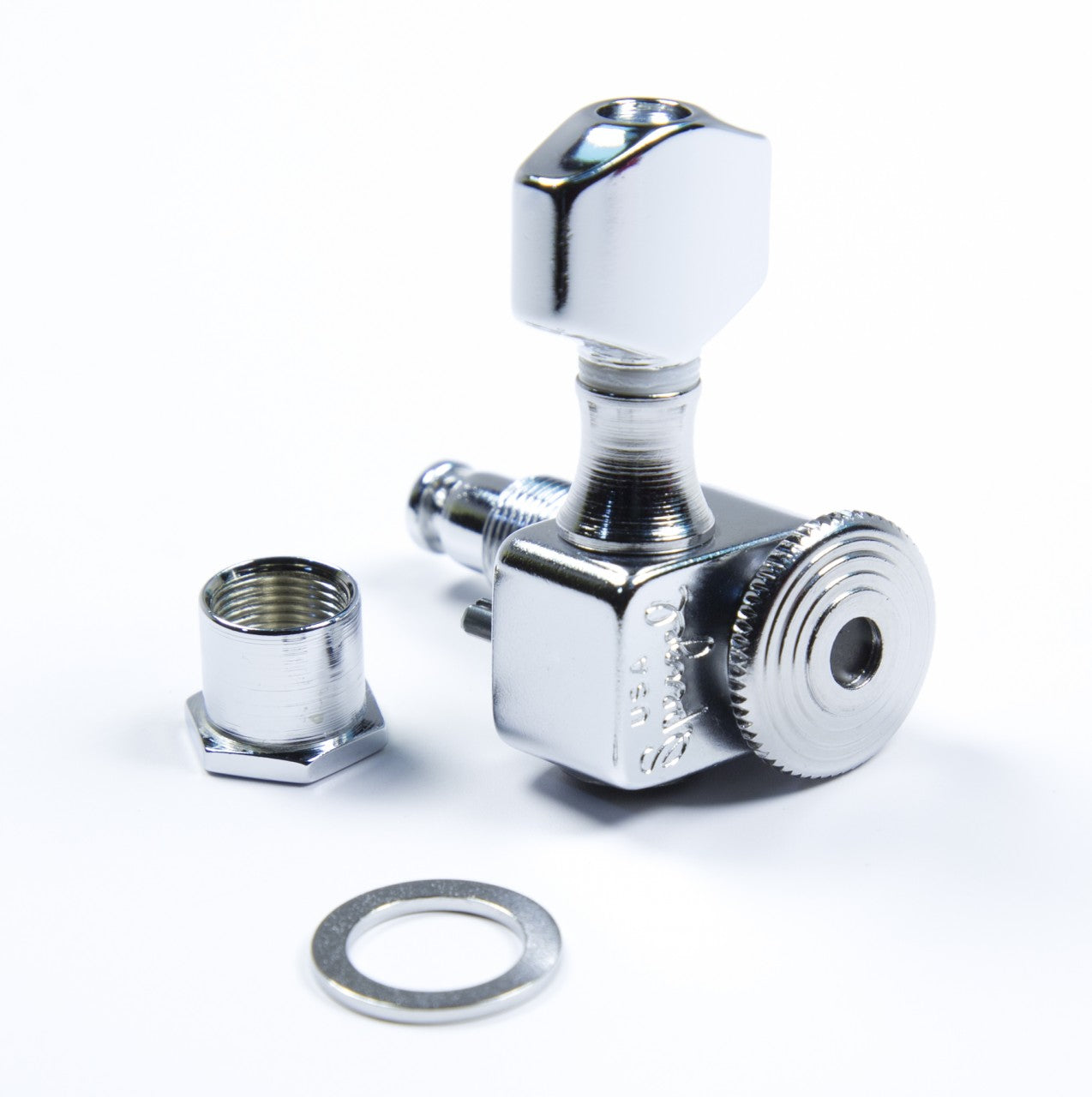 Sperzel Trim-Lok 6 in line non-staggered post Chrome locking tuner 