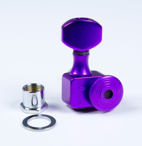 Sperzel Trimlok EZ-Mount 7 String Purple locking tuners - No Drilling!