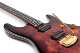 Ernie Ball Music Man USA Jason Richardson Cutlass 6 String Guitar Rorschach Red w/case NEW