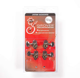 Genuine Grover Sta-Tite 8N Tuners for Ukulele, Set 2+2 Nickel