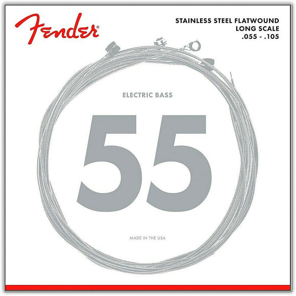 Fender Stainless 9050M Flatwound Bass Strings, Set of 4 073-9050-406 | SportHiTech