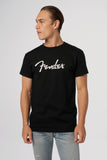 Fender Spaghetti Logo T-Shirt, Black, S-3XL | SportHiTech