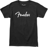 Fender Spaghetti Logo T-Shirt, Black, S-3XL | SportHiTech