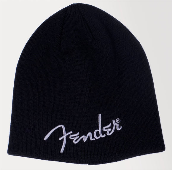 Fender Logo Classic Black Cold Weather Beanie, One Size Fits Most 910-6111-706 | SportHiTech