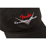 Fender Custom Shop Black Baseball Cap, One Size Fits Most 910-6635-306 | SportHiTech