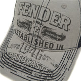 Fender Strat Gray Trucker Hat, One Size Fits Most 910-6647-000 | SportHiTech