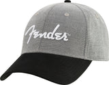 Fender Hipster Dad Hat, Gray/Black One Size Fits Most 919-0121-000 | SportHiTech