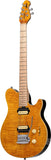 Sterling by Music Man Axis Guitar, Flame Maple Top, Trans Gold