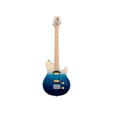 Sterling by Music Man Axis Guitar, Quilted Maple, Spectrum Blue