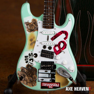 Axe Heaven Billy Joe Armstrong Blue Signature 1/4 scale Miniature Collectible Guitar