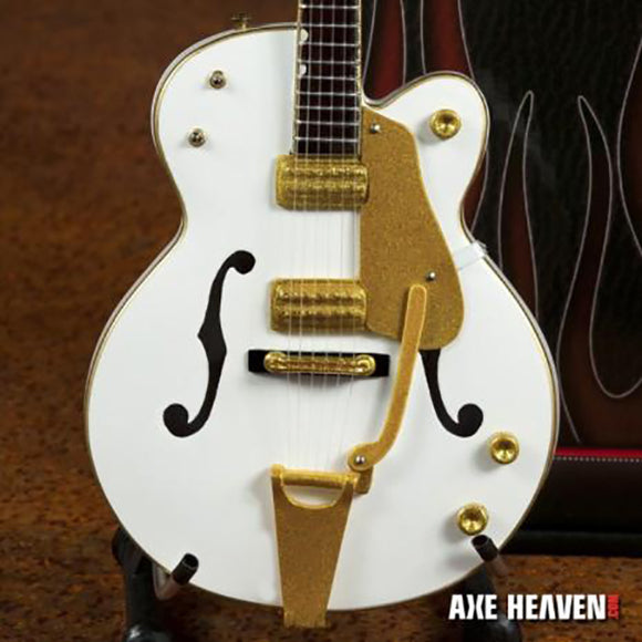 Axe Heaven Brian Setzer Signature White 1/4 scale Miniature Collectible Guitar