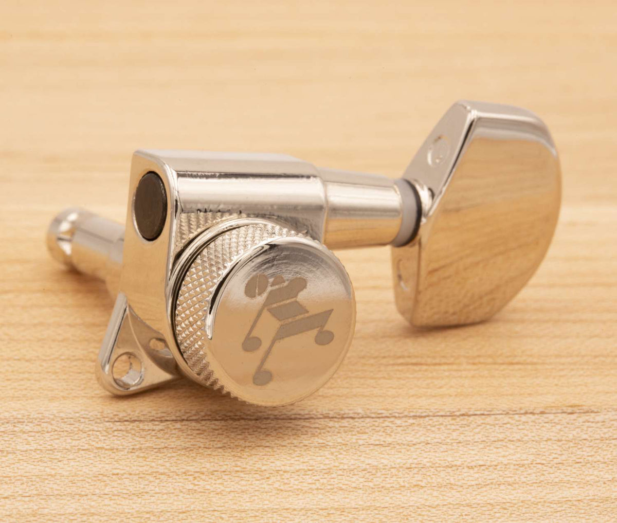 Tone Ninja Upgrade Tuner buttons set (6), large 3x3 style, Nickel ...