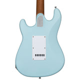 Sterling by Music Man Cutlass HSS, Daphne Blue Satin