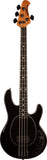 Music Man USA Stingray DarkRay Bass Obsidian Black, Roasted Maple/Ebony