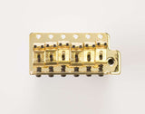 Fender Vintage 6 Point Style Strat Bridge Assembly, Gold 005-3275-000 | SportHiTech