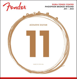 Fender 860CL Phosphor Bronze Durat-tone Coated Strings 11-52 | SportHiTech