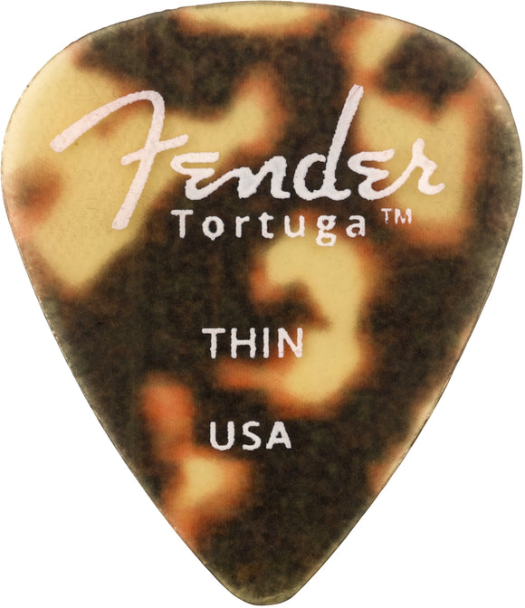 Fender Tortuga Picks 351 Thin 6 Pack | SportHiTech