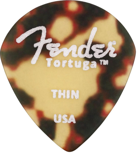Fender Tortuga Picks 551 Thin 6 Pack | SportHiTech