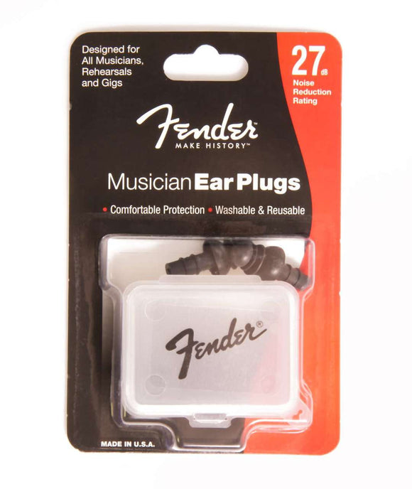 Fender Musician Series Black Ear Plugs - 22dB 099-0542-000 | SportHiTech